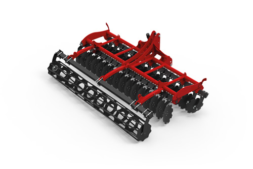 Normandie+ 50 Mounted Stubble Disc Harrow from 20 to 32 independent discs Gregoire Besson