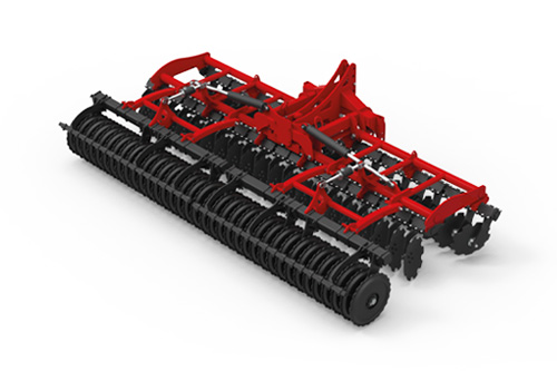 Normandie+ 60 Mounted Stubble Disc Harrow from 32 to 48 independent discs Gregoire Besson