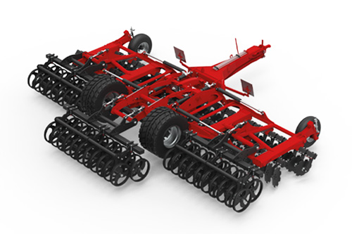 Normandie+ T70 Semi-mounted Disc Harrow from 56 to 72 independent discs Gregoire Besson